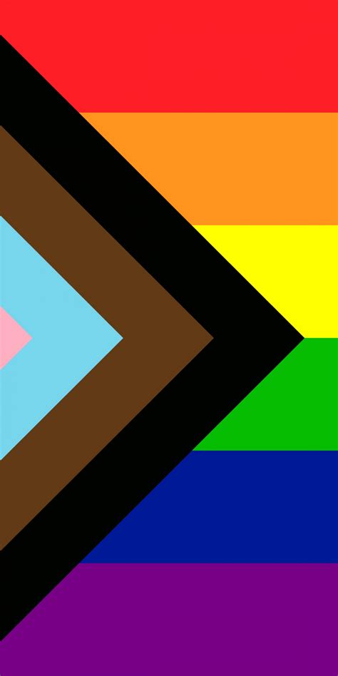 Pride flag Wallpaper 4K, Minimalist, LGBTQ, Rainbow