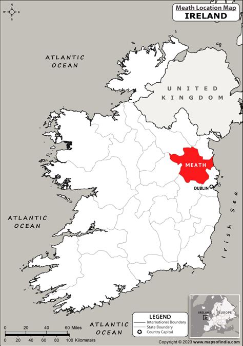 Where is Meath Located in Ireland? | Meath Location Map in the Ireland