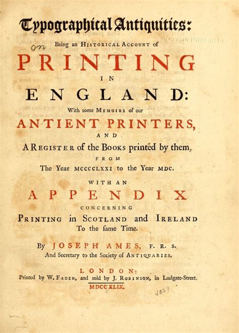 imprint – Early Printed Books