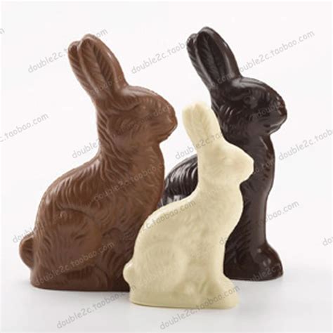 Chocolate Molds Plastic,3D Easter Rabbit Chocolate Mold,2016 Bunny ...