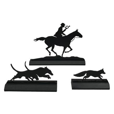 Full Cry Standing Wood Silhouette Equestrian Set – Madison Bay Company