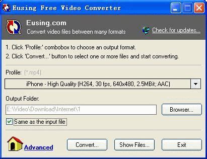 Download Eusing Free Video Converter v1.6 (freeware) - AfterDawn: Software downloads