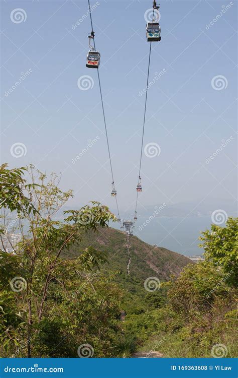 2 May 2009 Cable Car on Lantau Island Editorial Stock Photo - Image of ...