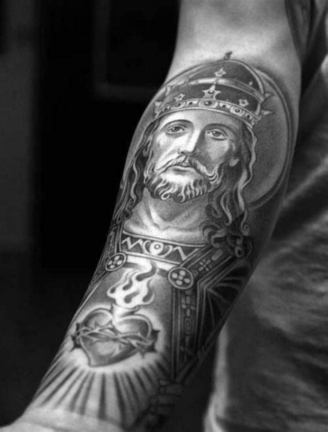 99 Sacred Heart Tattoos Men Designs [2023 Inspiration Guide]