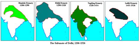 Khilji Dynasty Map