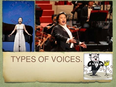 Types of choir and voices