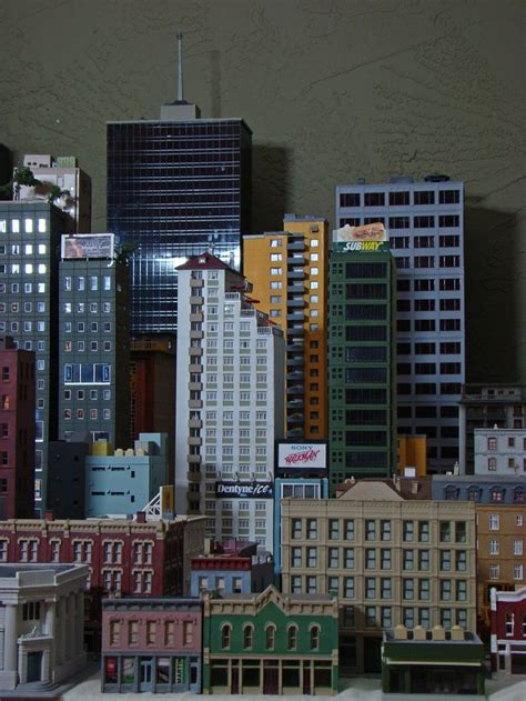 N Scale city models and skyscrapers (future train layout) | N scale ...