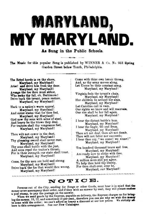 Baltimore Fishbowl | Bill to repeal Maryland state song advancing in ...