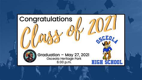 Osceola High School Graduation | Osceola School District - YouTube