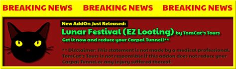 TomCat's Tours: Lunar Festival [ADDON MOVED - see description] - World ...