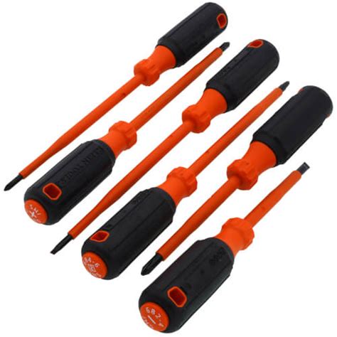 85076INS - Klein Tools 85076INS - 6 Piece 1000V Insulated Screwdriver Set