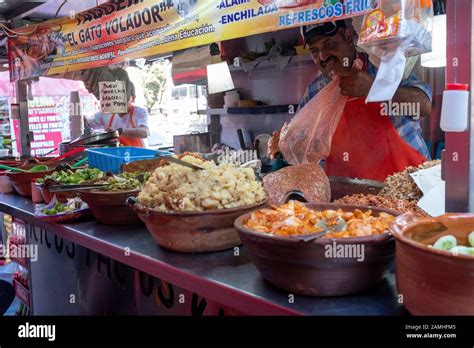 Street food, Mexico City Stock Photo - Alamy