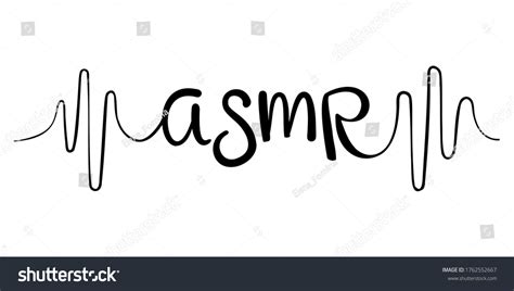 Hand Drawn Asmr Lettering Joined Curve Stock Vector (Royalty Free) 1762552667 | Shutterstock