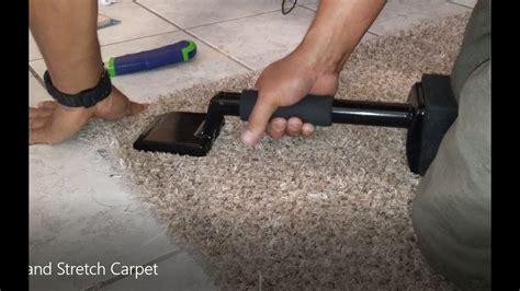 How to Repair and Stretch Carpet DIY - YouTube