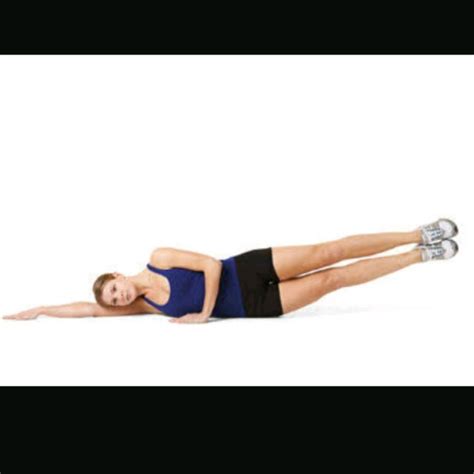 Lying Right Side Double Leg Raises by Aysel S. - Exercise How-to - Skimble