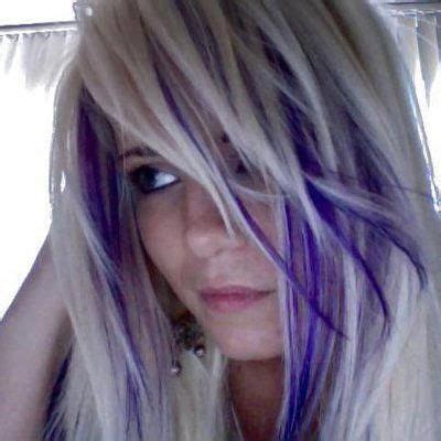 Platinum Blonde with Purple Highlights | Uploaded from Mobile | Hair ...