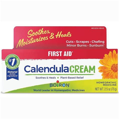 Boiron Calendula Cream 2.5 oz (70 grams) Cream - Swanson Health Products