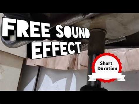 Free Sound Effect chair squeaked - efek suara kursi berdecit - YouTube