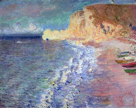 Claude Monet Morning at Etretat painting - Morning at Etretat print for sale