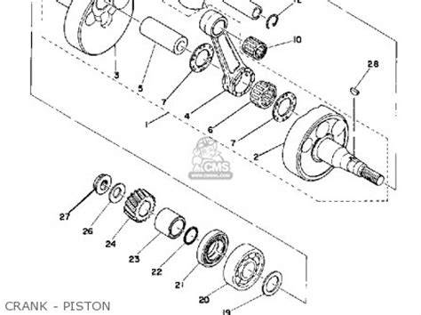 Yamaha DT175 1975 USA parts lists and schematics