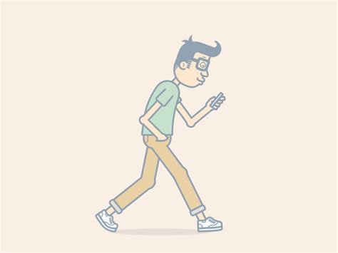 Cool Guy Walking {gif} | Walking gif, Animation, Animated characters