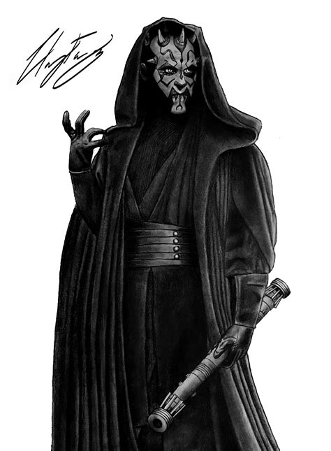 Darth Maul Drawing | Dark side star wars, Star wars art, Star wars images