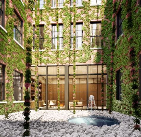 new york apartment courtyard - Google Search | Manhattan residence, Courtyard design, New condo