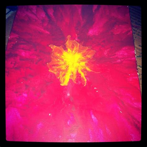 Flower crayon art