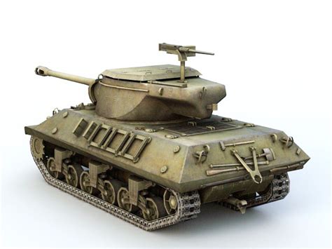 M36 Tank Destroyer 3D model Download for Free