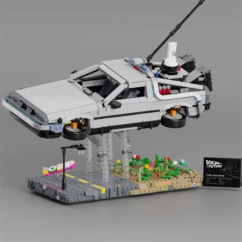 LEGO MOC LEGO Display Stand for Delorean 10300 Back To The Future Time ...