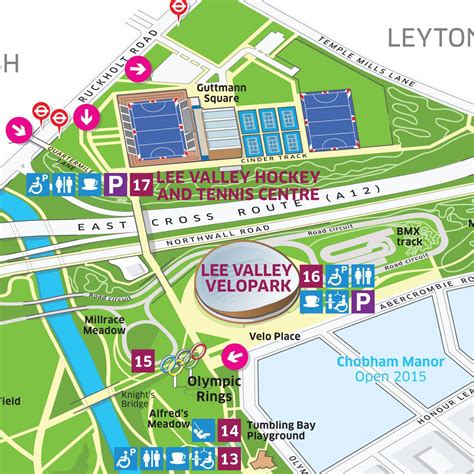 Queen Elizabeth Olympic Park visitor map | Map design, Map, Olympics