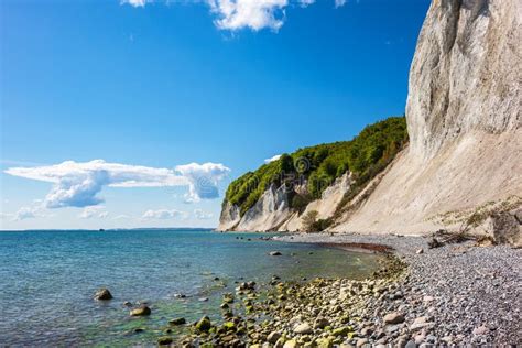 Baltic Sea Coast on the Island Ruegen in Germany Stock Photo - Image of ...