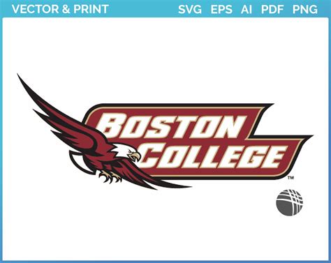 Boston College Eagles - Secondary Logo (2001) - College Sports Vector ...