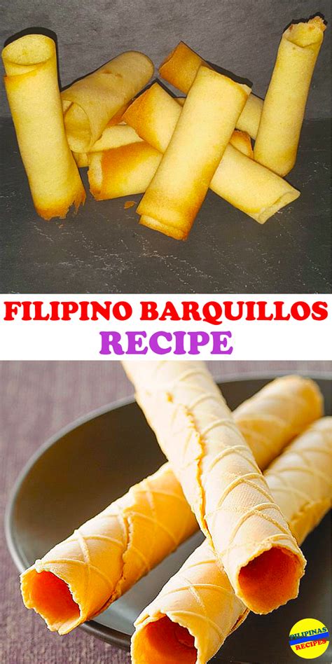 Barquillos Recipe | Recipe | Recipes, Philippine cuisine, Food