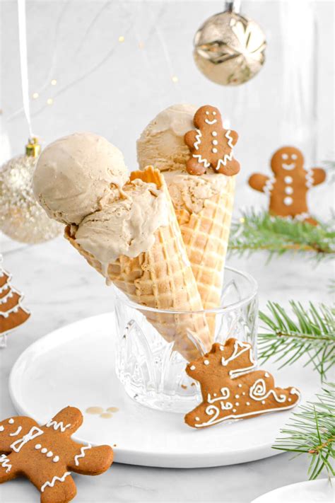 Homemade Gingerbread Ice Cream - Bakers Table