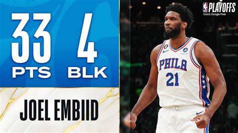 Joel Embiid Drops 33 Points, 4 Blocks In 76ers Game 5 W! | May 9, 2023 ...