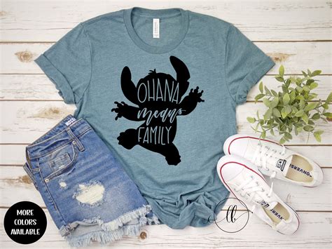 Ohana Means Family Shirt Disney Shirt Stitch Shirt Ohana | Etsy