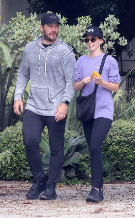 Katherine Schwarzenegger in a Black Leggings Was Seen Out with Chris ...