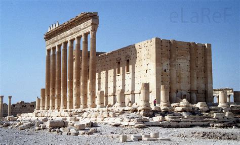 Palmyra - Temple of Bel | Palmyra temple, Palmyra, Syria before