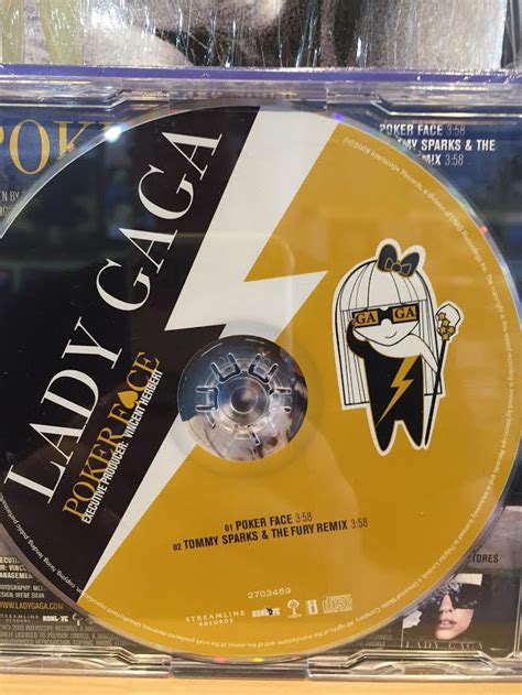 Lady Gaga - Poker face (UK CD single) 2 track w/ exclusive remix ...