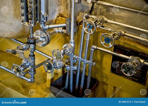 Steam engine boiler valves stock image. Image of engineering - 3981573