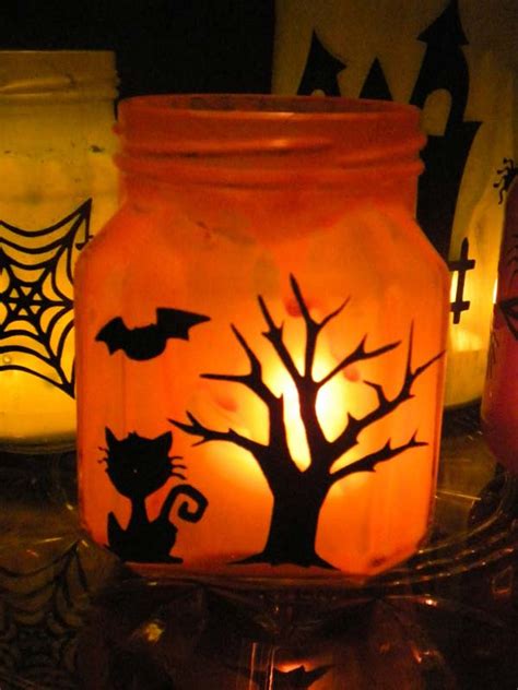 30 Mason Jars Halloween Decorations Ideas - Decoration Love