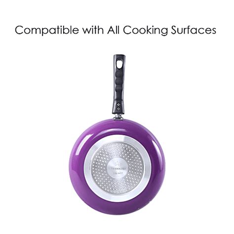 Buy Wonderchef Tivoli Induction Bottom Non-Stick Coated Cookware Set - Aluminium, Purple Online ...