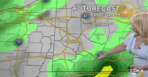 Pittsburgh Weather: Showers, Chance Of Thunderstorms To Start The Holiday Weekend - CBS Pittsburgh