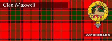 Clan Maxwell Tartan and Crest http://www.scotclans.com/scottish_clans ...