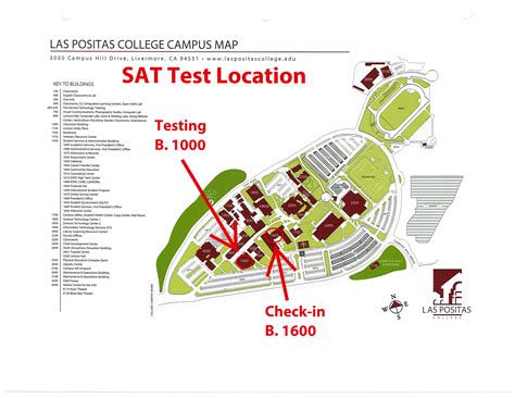 Las Positas College Campus Map - Dakota Map