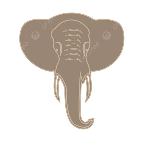 Elephant Tusks Vector Hd PNG Images, Elephant Tusk Icon Design Template Illustration, Wildlife ...