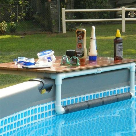 Above Ground Pool Side Table | Diy pool, In ground pools, Pool landscaping