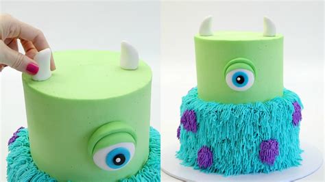 How To Make A Monsters Inc Birthday Cake - Cake Walls