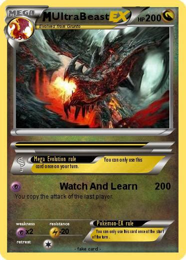 Pokémon UltraBeast - Watch And Learn - My Pokemon Card